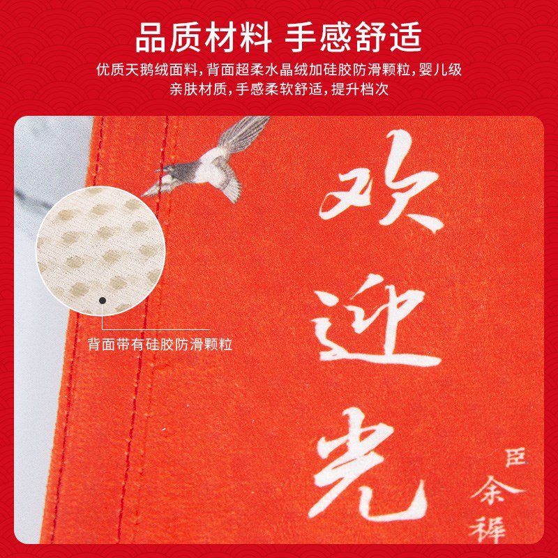 门把护套a保护防磕碰冬季玻璃门把手静电冬天绒布扶手门拉手定制