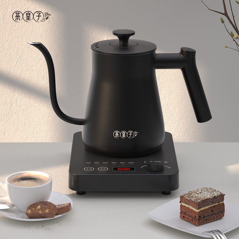 手冲烧水壶家用细口长嘴电t热水壶保温一体泡茶专用咖啡温控手冲