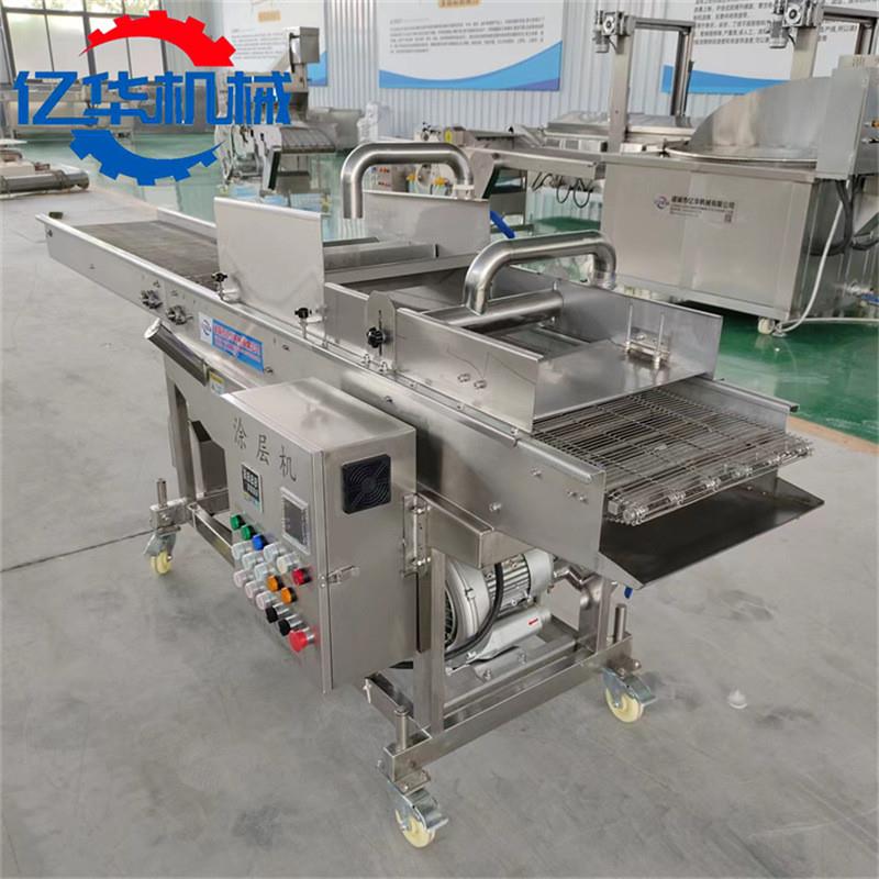 自动调温巧克力涂层机 甜甜圈裹巧克力设备 冰激凌巧克力裹层机