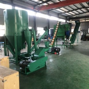 废纸颗粒机 谷物杂粮混合机 水产养殖鱼饲料机生产线