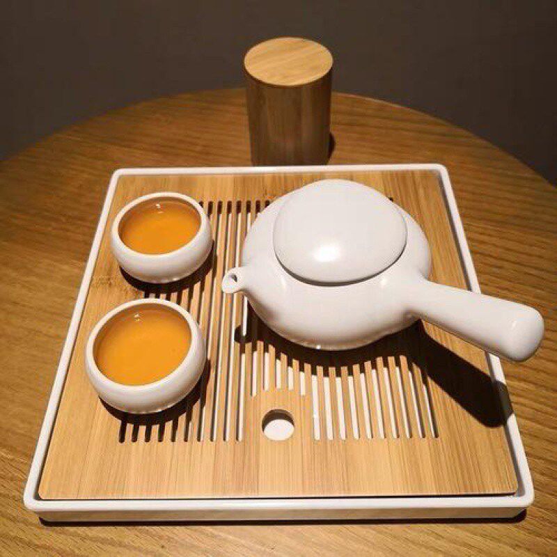 全季酒店小茶h盘一人用小型茶具套装茶盘家用茶盘托盘沥水功夫茶