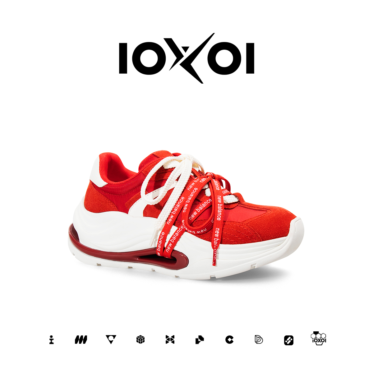 IOXOI时尚厚底慢跑老爹休闲鞋子