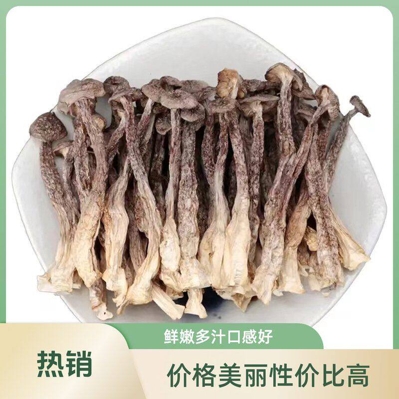 农家鹿茸菇杆粗肉厚味道鲜美