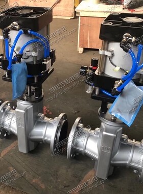 气动管夹阀GJ6K41J-6/10气闭常开式耐磨防腐胶管快速切断阀门