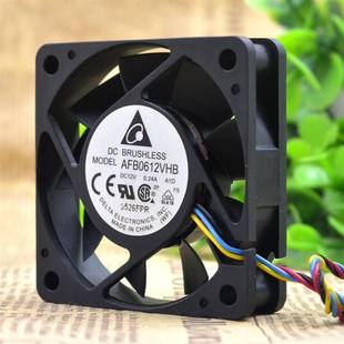6015 12V 0.24A Delta 4线PWM 6CM AFB0612VHB 调速散热风扇 台达