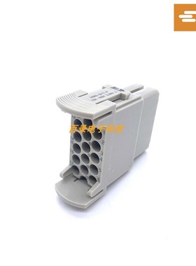 TE泰科重载连接器模块HMN-017-F 哈丁插头 17芯17针  T2111172201