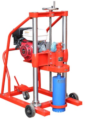 台州市建设工程机械厂HZ-20A混凝土钻孔取芯机 ben田9马力取芯机