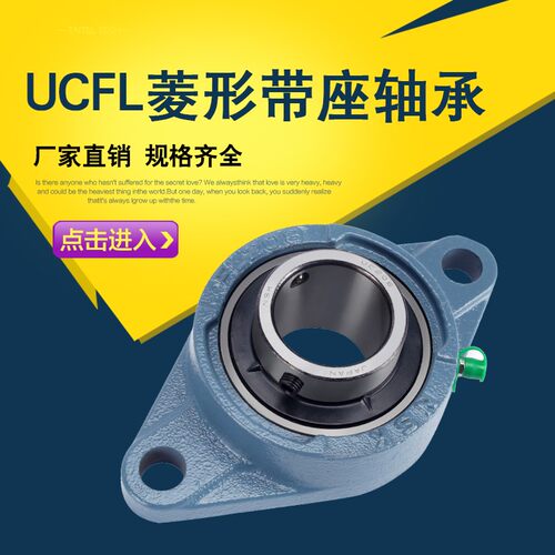 NSK进口UCFL204 FL205 FL206 FL207 208 209 210带座外球面轴承