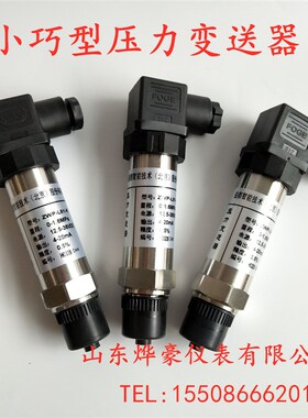 小巧型压力变送器 扩散硅数显传感器4-20MA恒压供水油压ZWP-L61-K