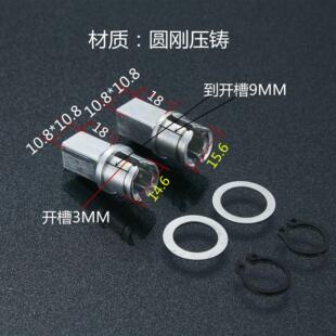 门把手配件 连接头卧室门把手不带锁拉手门室内门卫生间房门家用