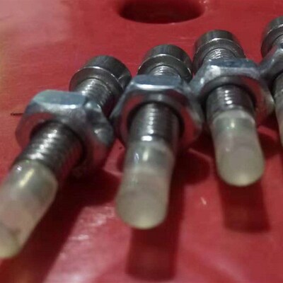 带聚氨酯止动螺栓 内六角螺栓型UUSCB6 PSCB8调节螺栓 调节螺丝