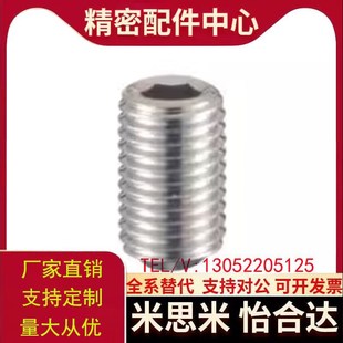 M18X1.5 紧钉螺丝M16 M20X1.5 顶丝 不锈钢304无头内六角细牙堵头