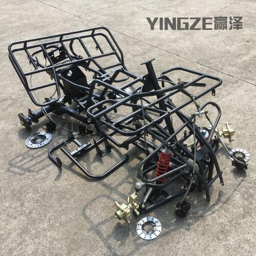 125-150-250CC四轮摩托车配件大沙滩车车架轴传动后桥刹车