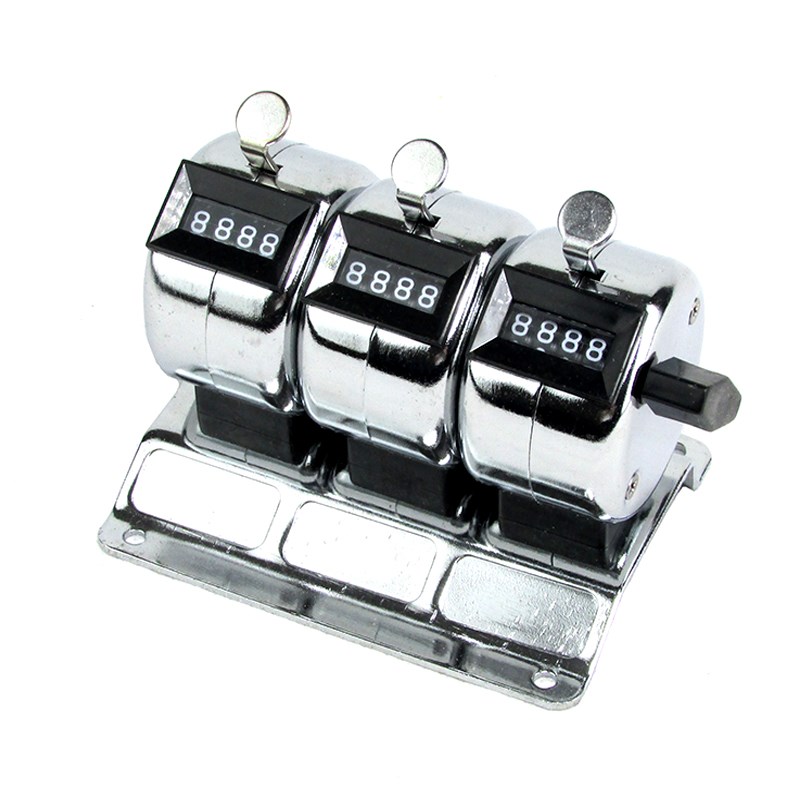 3连体手动计数器 藻类分类实验室用医院化验室专用分类三连轴计数