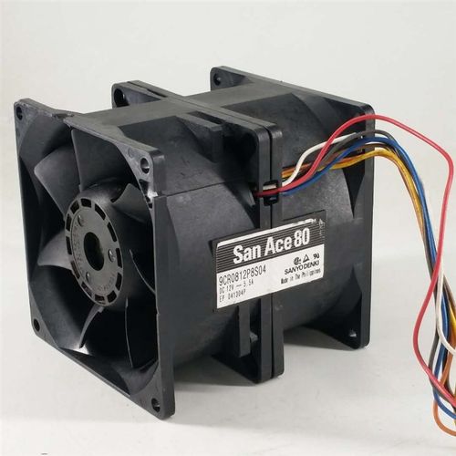 正品三洋9CR0812P8S04 8080 8CM DC12V 5.5A 8CM暴力双电机服务器