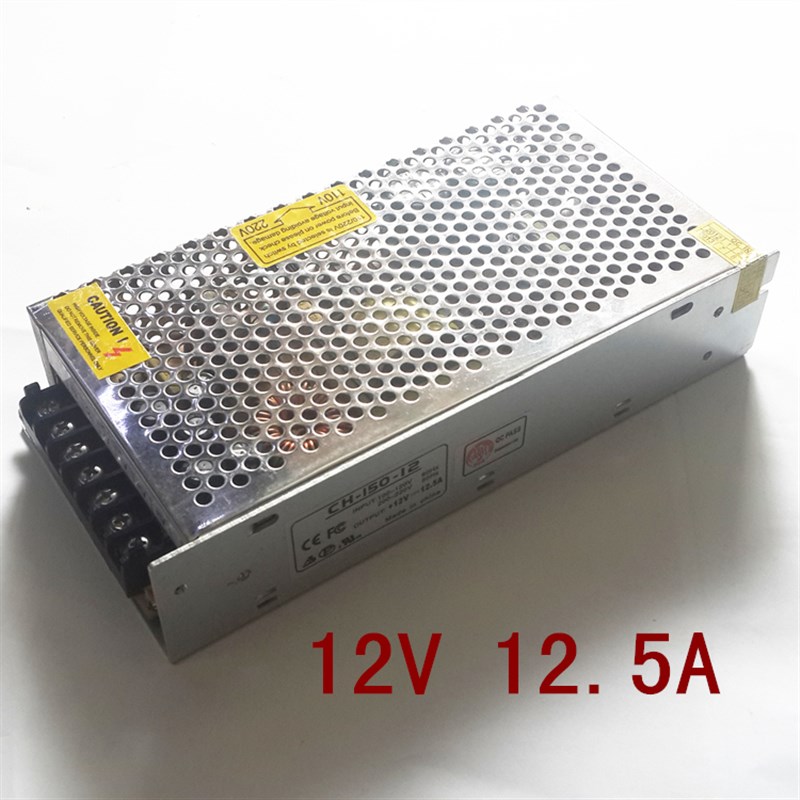 监控电源12V12.5A开关电源12V LED开关电源12V150W LED灯电源150W