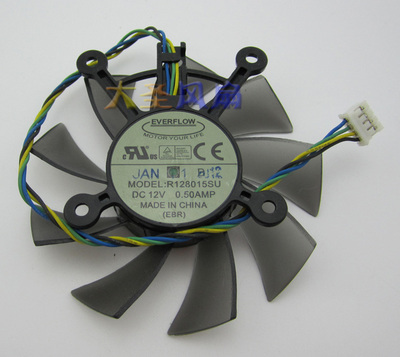 华硕 (EVERFLOW) R128015SU 12V 0.50A 显卡风扇