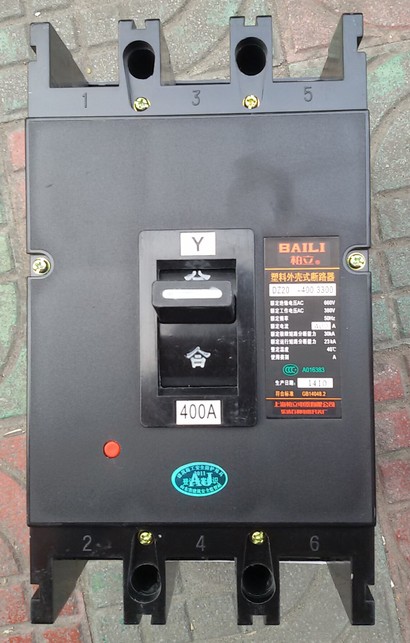 正品 上海柏立 塑壳断路器/空开 DZ20Y-400/3300 400A塑壳断路器