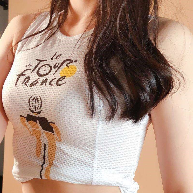 男女运动公路骑行打底排汗衫自行车室内骑行台背心速干个性定制
