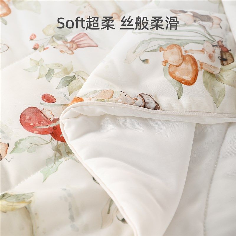 婴儿被子夏天宝宝空调被儿童夏凉被夏季幼儿园P午睡毛毯新生儿盖