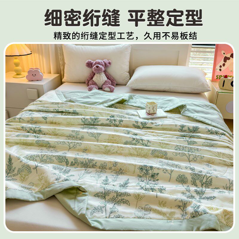 全棉夏被空调被夏季夏凉被10x0纯棉被子春秋被棉花棉被被芯可机洗
