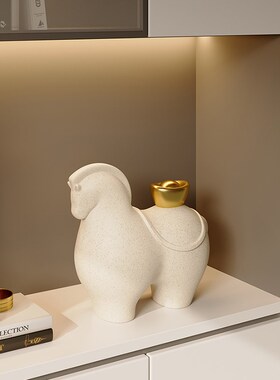 马上有钱摆件开业礼物p送礼客厅酒柜装饰品办公室摆设乔迁新居礼