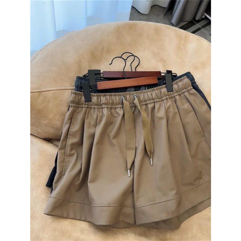 大阿娇 微胖女生夏季显瘦穿搭短裤高腰宽松阔腿裤大码休闲五分裤