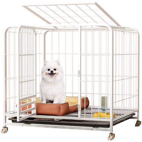 狗笼子中型犬狗围栏狗栅栏室内狗别墅F挡猫狗窝带厕所一体自动清