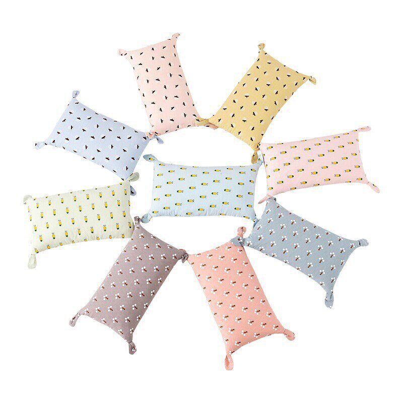 枕头宝宝儿童荞麦皮枕芯纯棉透气吸汗枕套幼儿园小学生午睡枕