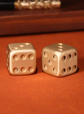 全铜手把件《顺顺利利》铜工艺品摆件家居饰品骰子健身球新年礼物