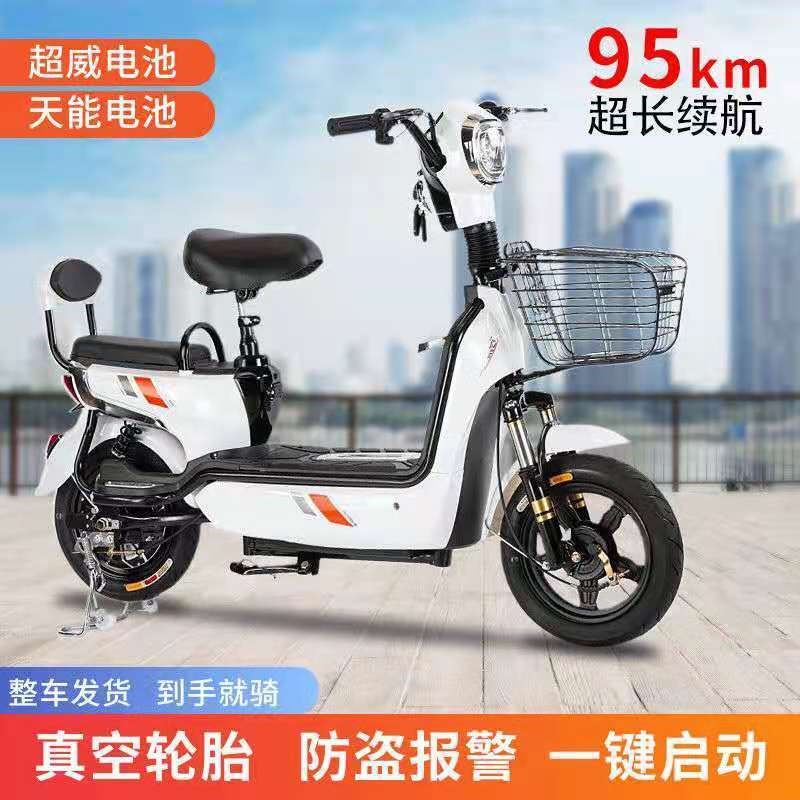 成人电瓶车48V电动车两轮电动自行车48v锂电池电动自行车