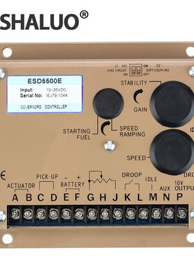 发电机组调速板ESD5500E转速控制器电调板自动转速控制板ESC5111