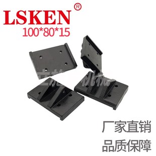 100*80*15气动刹车片DBH38蝶式制动器刹车皮摩擦块进口材质机械