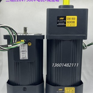 250W三相减速电机马达220V380V变速电机 欧邦opg电机 6IK250GN