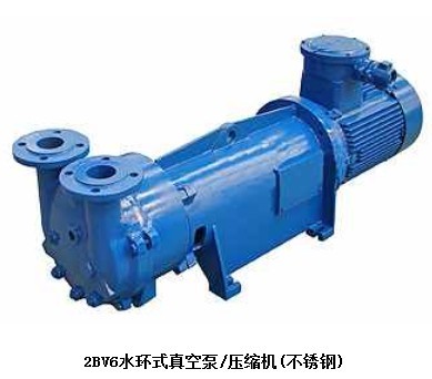 防爆型水环式真空泵2BV6121(280m3/h,不锈钢)-0.098MPA 抽水气