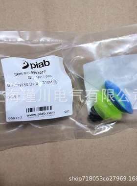 派亚博PIAB机械手真空吸盘码垛纸箱G.FX77T50.F.S1.G38M.01 黄色