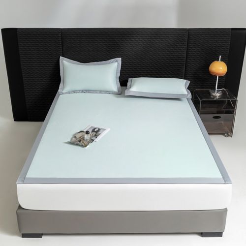 25年高奢中分子凉感席1.8米双人床凉席三件套1.5W米床科技凉席