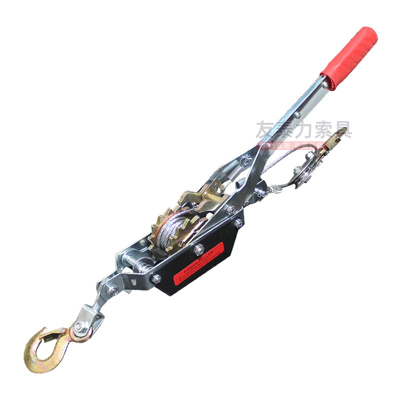 双钩紧线器双棘轮式收紧器钢丝绳拉C紧器牵引器多功能紧线器1 2吨