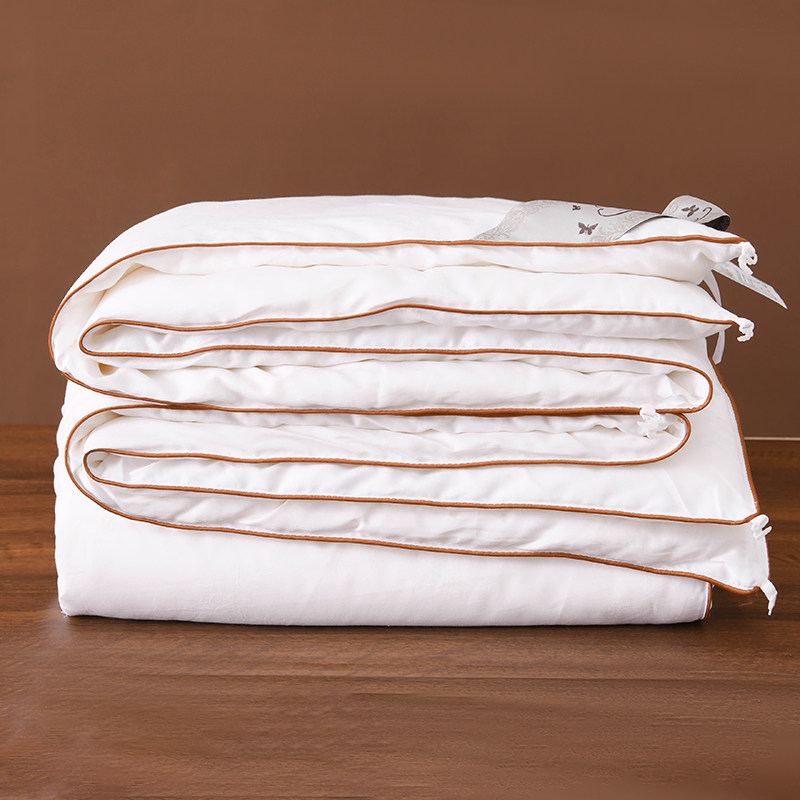 自留 手工蚕丝冬季保暖被桑蚕丝被W芯 6斤重!