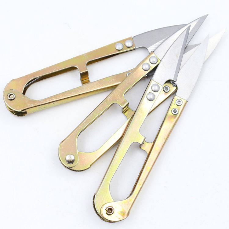 碳钢小剪刀剪线头家用U型弹簧剪裁十字绣纱剪服装裁缝纫小号剪子,金属材料及制品,金属丝/绳/缆,淘宝优惠券,粉丝福利购,淘宝优惠卷