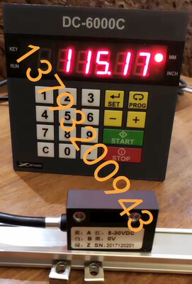 升降高度磁栅测厚仪精度0.01mmDC-6000C双面刨控制器砂光机定厚仪