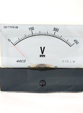 厂家直销44C2-V型指针式直流流电压表500V300V250V150V100V