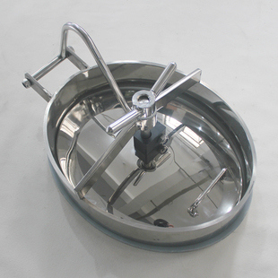 304不锈钢人孔盖椭圆内开式人孔门316L卫生级压力罐密封圈配件YAC