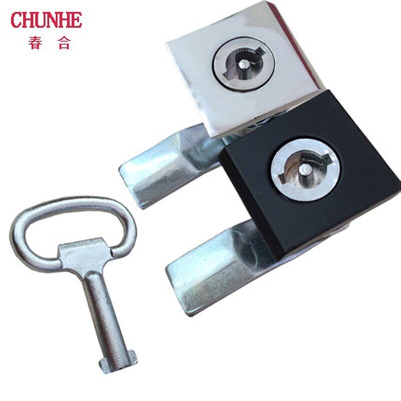 MS817平面转舌锁 锁配电柜锁.开关柜S锁芯伸缩锁