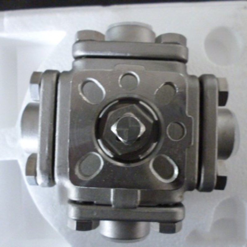 电动气动高平台不锈钢304丝扣丝口口内螺纹四通球阀双L四方X型