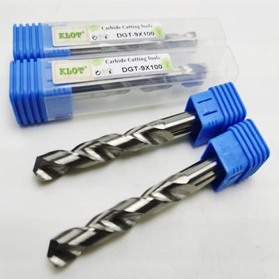 永伟KLOT合金加长钻头 YG10X钨钢整体硬质合金直柄麻花钻3*75-100