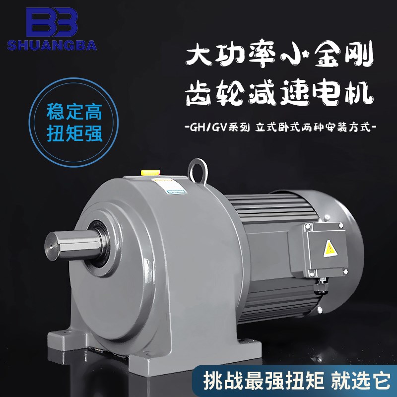 中型小金刚齿轮减速电机380V立式/卧式1500W-7500W变频马达电动机
