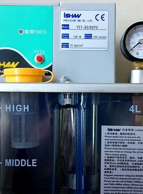 ISHAN裕祥泄压式电动润滑油泵YET-B2/B2P2-4L,外接PLC控制注油机