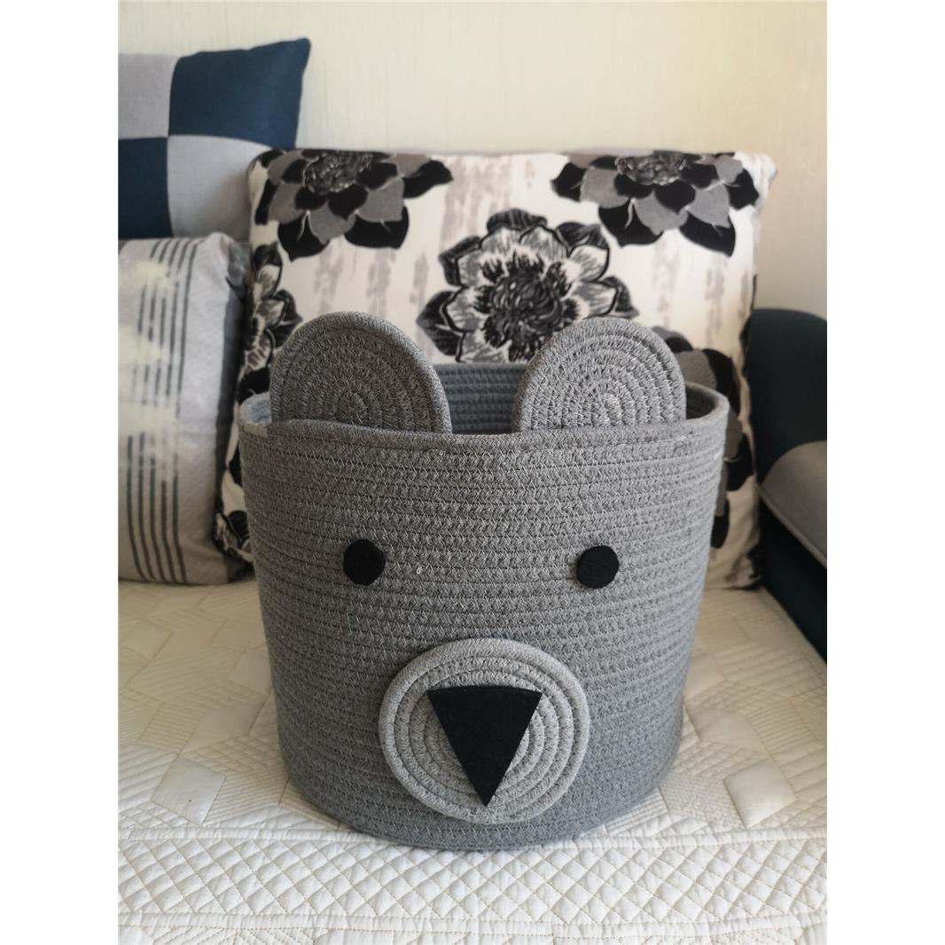 厂家直销棉线编织收纳筐收纳箱家居用品玩具收纳袋收纳包收纳篮