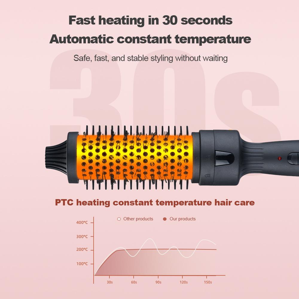 爆款换头蓬松梳卷发梳器卷发棒卷直发两用刘海电卷梳卷发器不